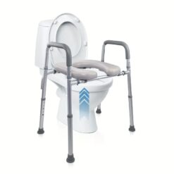 Height Adjustable Raised Toilet Seat
